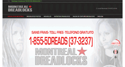 Desktop Screenshot of montrealdreadlocks.ca